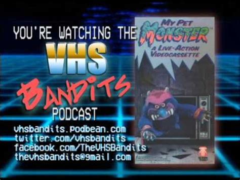 VHS Bandits Podcast Ep My Pet Monster Live Action Videocassette YouTube