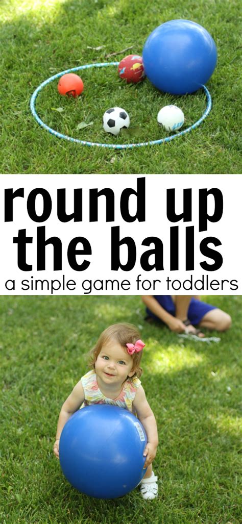 Round Up The Balls Game For Toddlers Outdoor Games For Toddlers