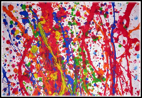 Plateau Art Studio Jackson Pollock Splatter Paint