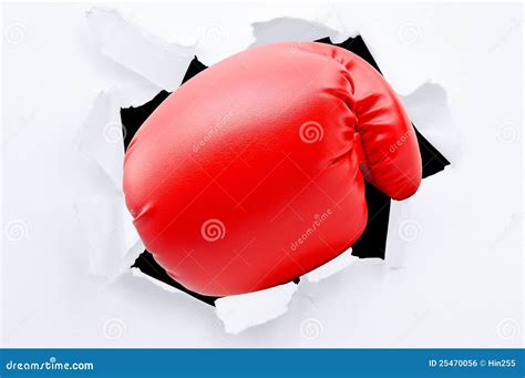 Punching Boxing Glove Stock Photo Image Of Splash Boxing 25470056