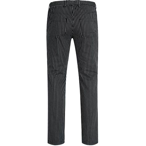 Ou soyez incroyablement chic en journée, grâce à un pantalon cigarette classique en tissu léger. Pantalon de Cuisine et Service, Rayé Noir et Blanc, Coton ...