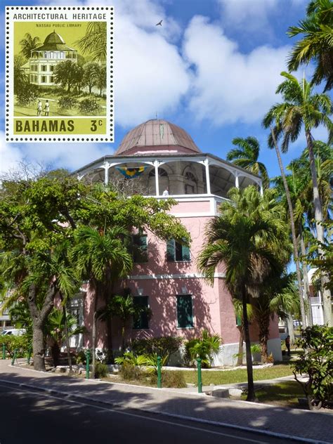 Photo Ops Philatelic Photograph Nassau Public Library Nassau Bahamas