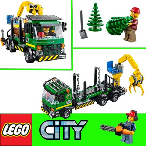 Lego City 60059 Holztransporter Logging Truck Le Camion Forestier