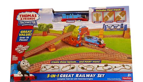 Thomas Friends Motorized Trackmaster In Great Railway Train Set Amazon Co Uk Toys Games