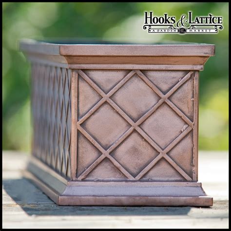 They come in new and copper window planters. Copper Flower Boxes and Bronze Window Boxes | Hooks and ...