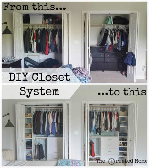 Regular closet organization ideas don't necessarily apply when you're dealing with a nursery closet where you need to store lots of small things. Custom small closet system - The Created Home
