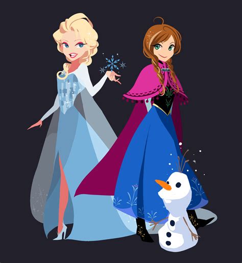 Elsa And Anna Frozen Fan Art 37359703 Fanpop