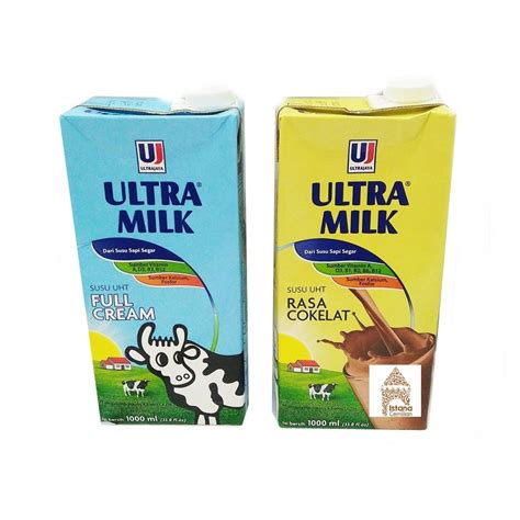 Campurkan semua bahan yang sudah siap. Susu Ultra Milk UHT 1 Liter Full Cream / Cokelat | Shopee ...