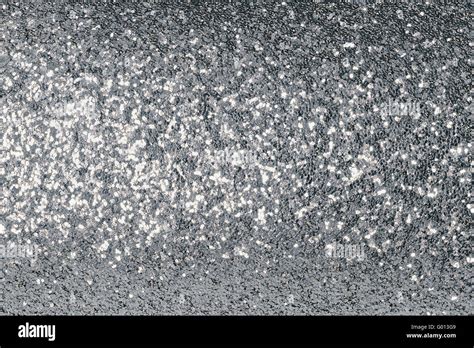 Shiny Silver Background With Sparkles Closeup Stock Photo Alamy