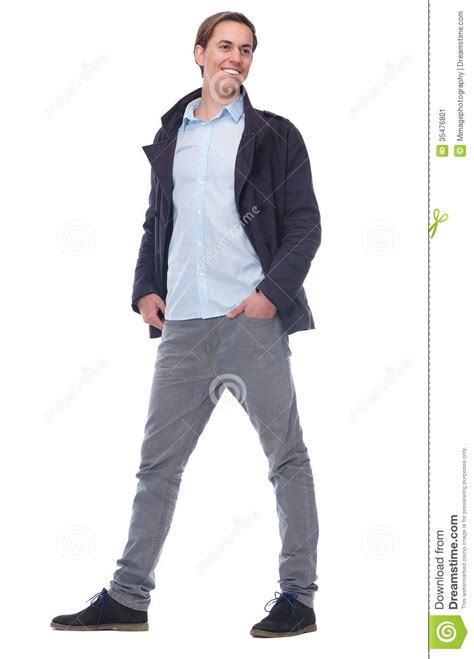 Full Body Portrait Of A Handsome Young Man Stock Image Image 35476801