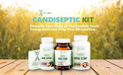 Naturalslim Candida Yeast Cleansing Kit 3 Natural Supplements Detox
