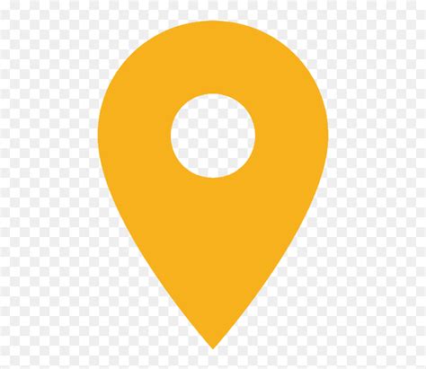 Address Location Pin Icon Orange Hd Png Download Vhv