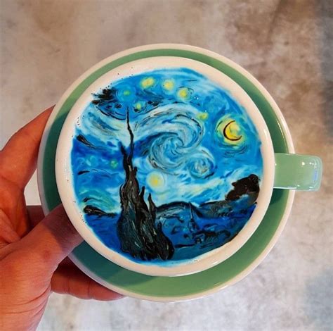 Awal tahun september 1888, van gogh membuat lukisan yang berjudul the night cafe ketika ia pindah kamar di cafe de la gare, ia tinggal di sana selama musim panas. Lukisan Van Gogh Ditampilkan Dalam 'CreamArt' oleh Barista ...