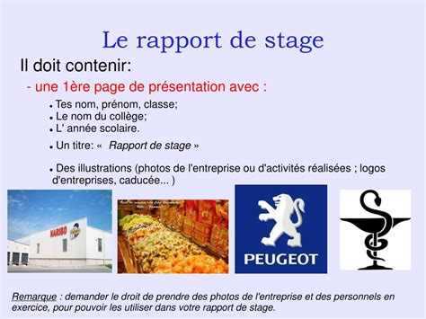 Ppt Le Rapport De Stage Powerpoint Presentation Free Download Id