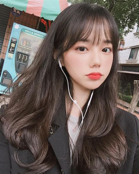 Pin By 𝓬𝓱𝓪𝓷𝓮𝓵 On [ K Girls ] S Korean Female Ulzzang・オルチャン女・얼짱녀 Korean Long Hair Korean