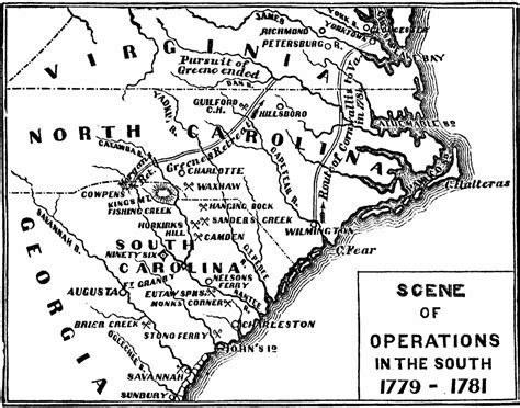 Scene Of Operations In The South