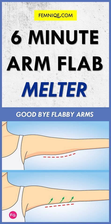 Arm Flab Workout 6 Minute Workout To Get Rid Of Flabby Arms Arm Flab