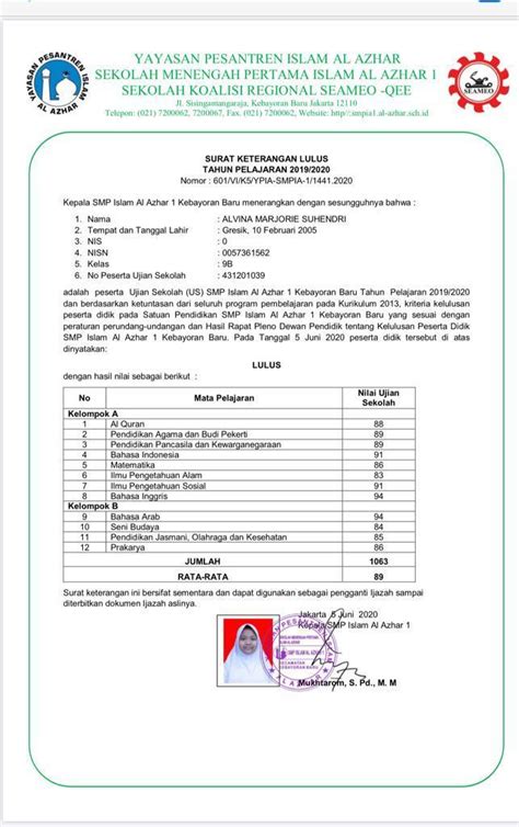 Surat pernyataan ijin orang tua. Contoh Surat Domisili Untuk Ppdb