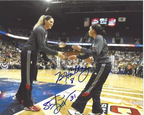 Stefanie Dolson Bria Hartley Signed Wnba 8 X 10 Photo Uconn Huskies Basketball Ebay