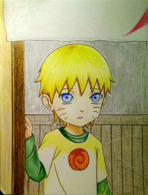 Kid Naruto Uzumaki Drawing
