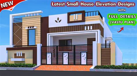 Latest Small House Elevation Designs With Vastu Floor Plan 2021 House