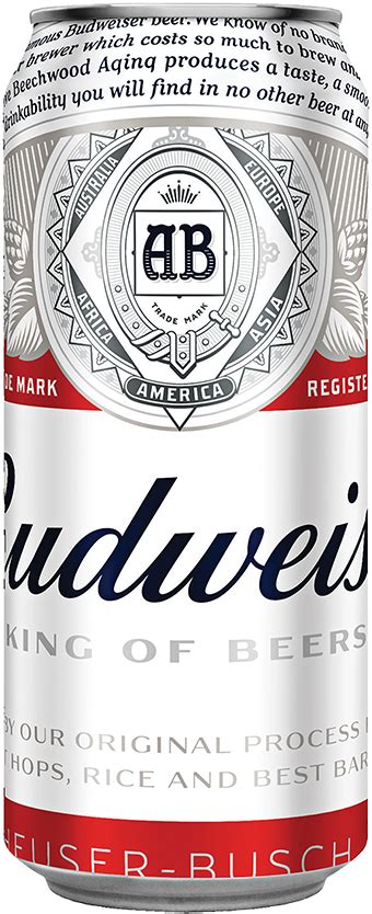 Budweiser Beer - 4 Pack, 16 Fl Oz Cans - Free Transparent PNG Download png image