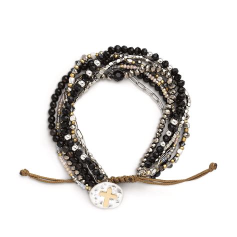 Demdaco Your Journey Layered Black Prayer Bracelet - Jewelry - Hallmark