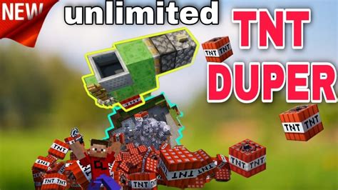 Minecraft 1 18 Unlimited Tnt Duper Duplication Glitch In New 1