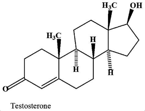 The Chemical Structure Of Testosterone Download Scientific Diagram