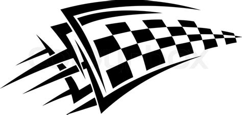 Download Tattoo with racing flag for sports ... | Stock Vector ...