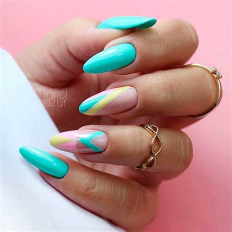 The Cutest Aqua Nails That Suits Every Girl Stylish Belles