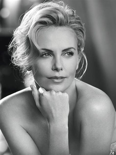 Charlize Theron By Peter Lindbergh For Dior Jadore Eau Lumiere