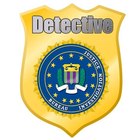 Detective Badge Free Svg