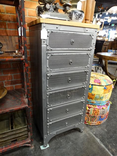 Maybe you would like to learn more about one of these? Industrial Chest of Drawers This tall narrow dresser ...