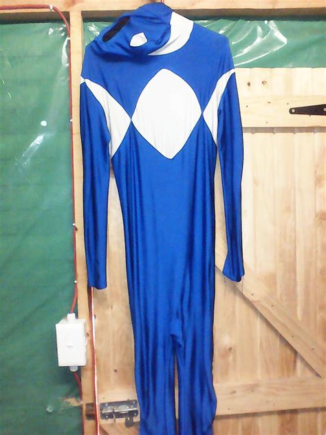 Power Ranger Blue Adult Size Bke Costume Rental
