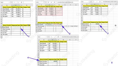 Rumus Vlookup Excel Cara Menggunakan Contoh Fungsi Vlookup The