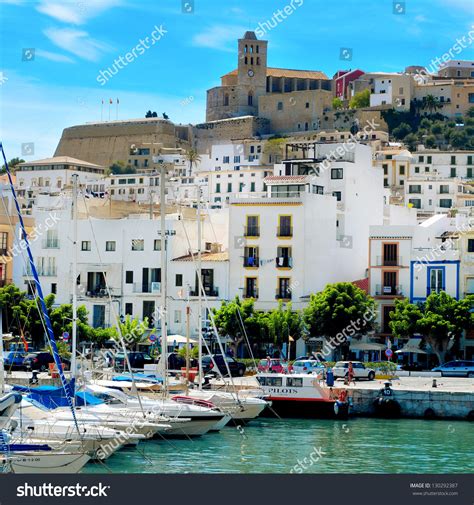 Ibiza Spain September 17 Port And Old Town Of Ibiza
