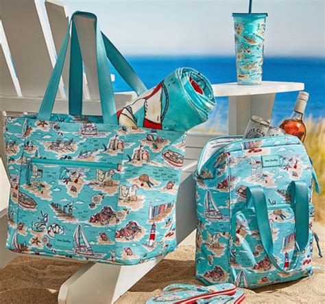 Whimsical Vera Bradley Beach Toile Collection