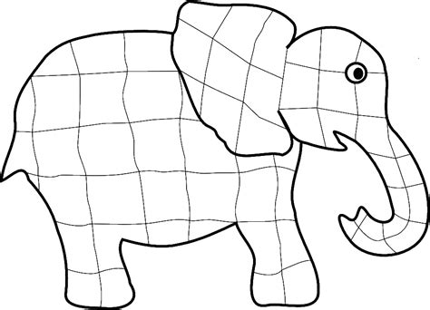 Elmer Coloring Page - Coloring Home