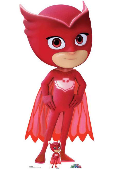 Owlette From Pj Masks Licensed Lifesize Cardboard Cutout Standup