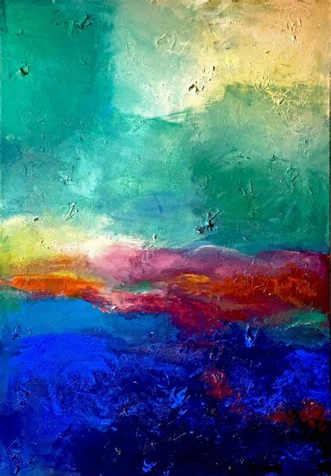 Katharina Husslein Blue And Green Nature Sea Sunset Abstract