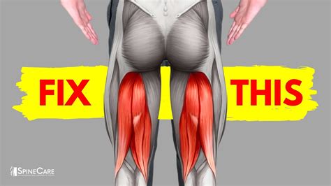 How To Fix A Tight Hamstring For Good Youtube