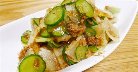Daikon radish is a common vegetable in asian. Kids Love This! Simmered Cucumber & Daikon Radish Recipe ...
