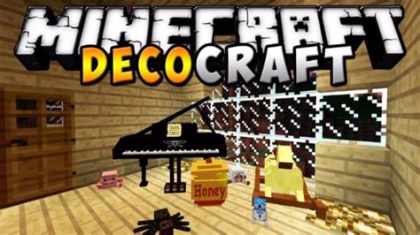 Decocraft is a mod that adds different blocks for decoration in minecraft 1.12.2. DecoCraft Mod para Minecraft 1.12.2, 1.11.2, 1.10.2, 1.9.4 ...