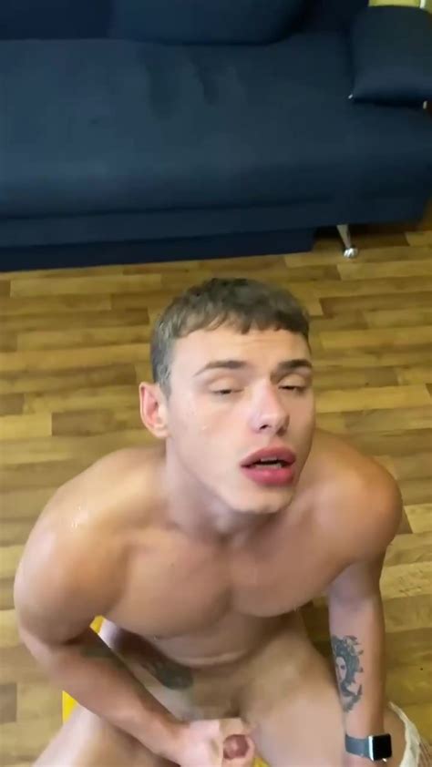 Spit Slap Muscle Twink Takes A Nice Facial ThisVid Com