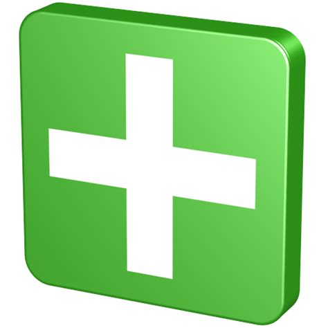 Green Plus Icon Png Transparent Background Free Download 13065