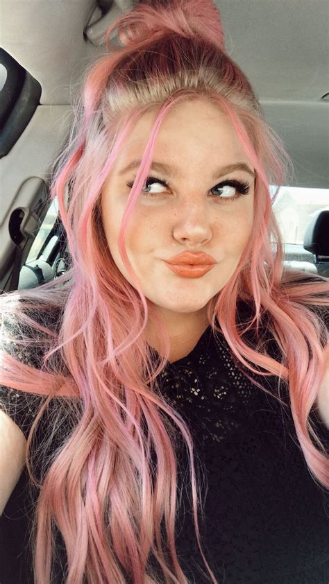 A great way to add some pizazz to your dark mane, this bright and vivid color is fun, fresh, and an exciting way to leave onlookers mesmerized by your locks. Summer trends | Pink hair dye, Pink blonde hair, Pink hair ...