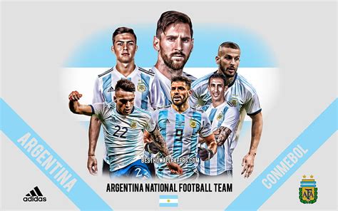 argentina national football team team leaders conmebol argentina south america hd wallpaper