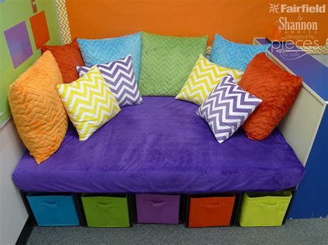 Pieces By Polly Diy Classroom Reading Corner With Cuddle Fabric And