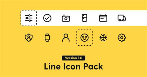 Line Icon Pack Vector And Icon Font Icons Fribly